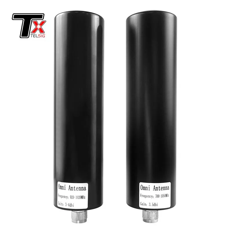 700-1050 MHz 3,5 dBi Black Bold Omnidirektionale Glasfaserantenne